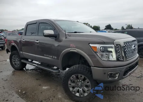 2018 Nissan Titan Sv из США, поврежденный, VIN 1N6AA1E51JN509060